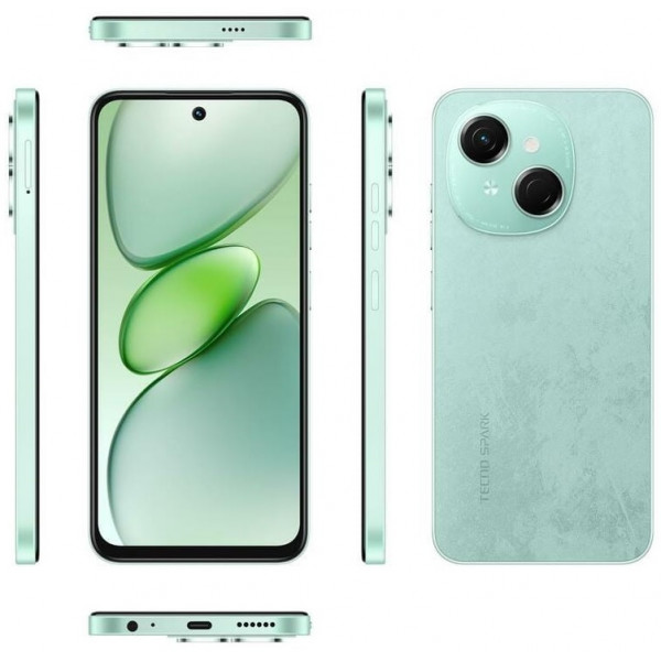  Tecno Spark Go 1 (KL4) 4/64GB Magic Skeen Green (4894947050084)