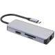  Type-C HUB Proove Iron Link 6in1 2USB+SD/TF+RJ45+HDMI (HBI700010004)