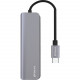  Type-C хаб Proove Arc Link 5 in 1 (2 Type-C 30 + 2 USB 30 + HDMI) Silver (HBAL00010604)