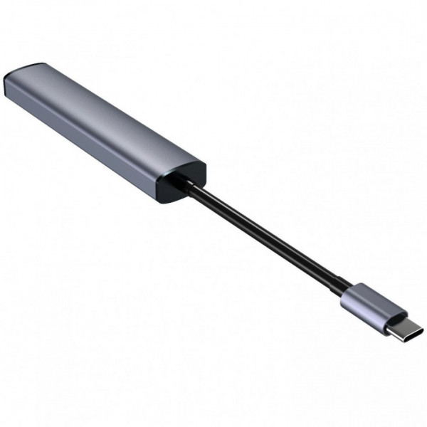  Type-C хаб Proove Arc Link 5 in 1 (2 USB 30 + 3 Type-C 30) Silver (HBAL00222024)