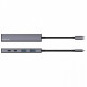  Type-C хаб Proove Arc Link 5 in 1 (2 USB 30 + 3 Type-C 30) Silver (HBAL00222024)