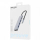  Type-C хаб Proove Iron Link 5 in 1 (3*USB30 + Type C + HDMI) Silver (HBIL00010604)