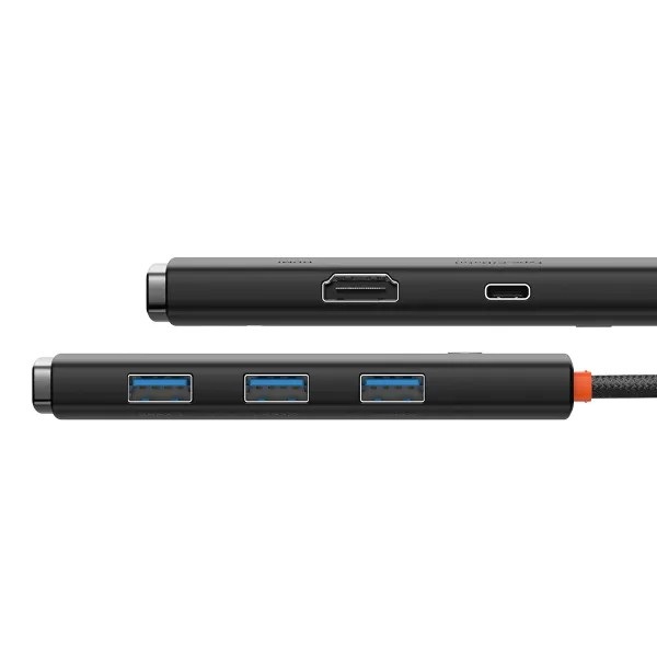  USB HUB  Baseus Lite Series 5-in-1 (Type-C to HDMI + 3*USB 30 + PD)