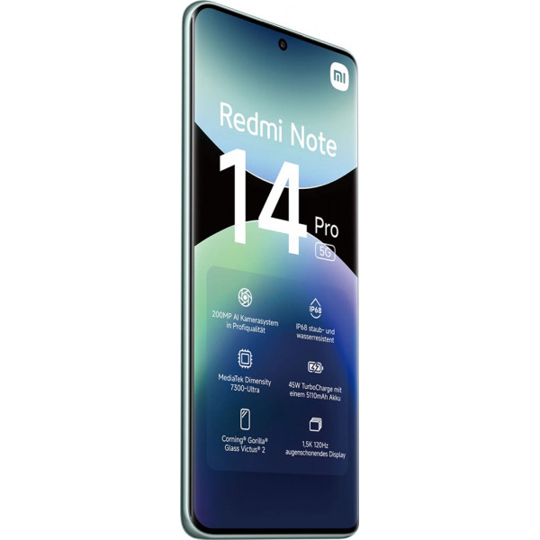  Xiaomi Redmi Note 14 Pro 5G 12/512GB Coral Green