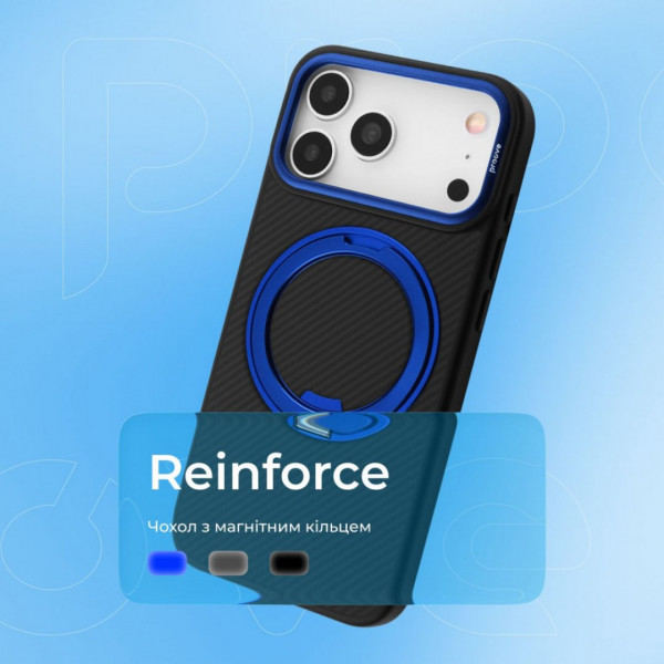  Чохол Proove Reinforce Case with Magnetic Ring для iPhone 17 Blue (PCREIP170012)