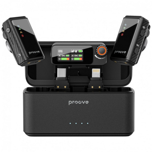  Бездротовий петличний мікрофон Proove Forum Pro Black (PFWM00000201)