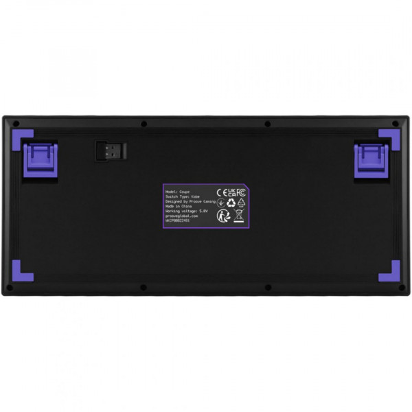  Бездротова клавіатура Proove Gaming Coupe (Ukraine Layout) White/Purple (WKCP00022404)