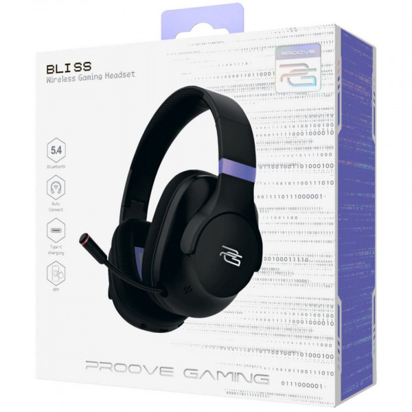  Бездротова ігрова гарнітура Proove Gaming Bliss (APP) White (GHBLPP010002)