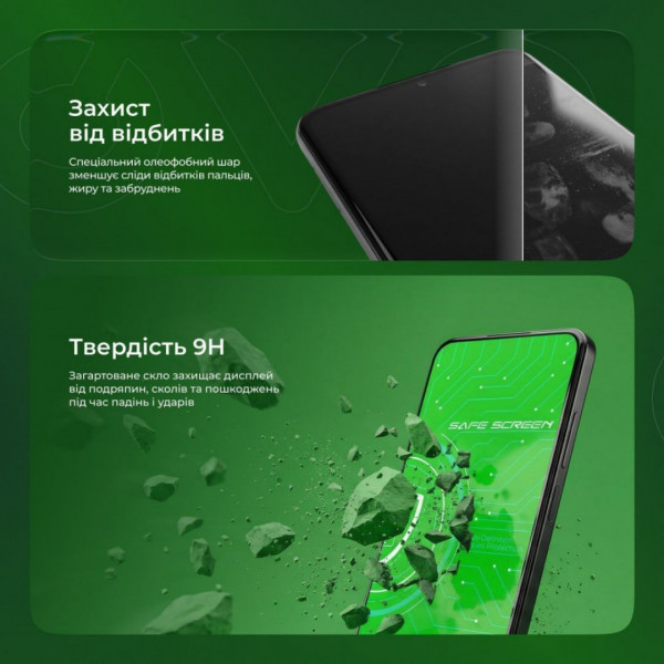  Захисне скло Proove Safe Screen для Xiaomi Redmi 15C 4G European/Poco C85 (1732mm) Black (PGPSS1XR15C1)