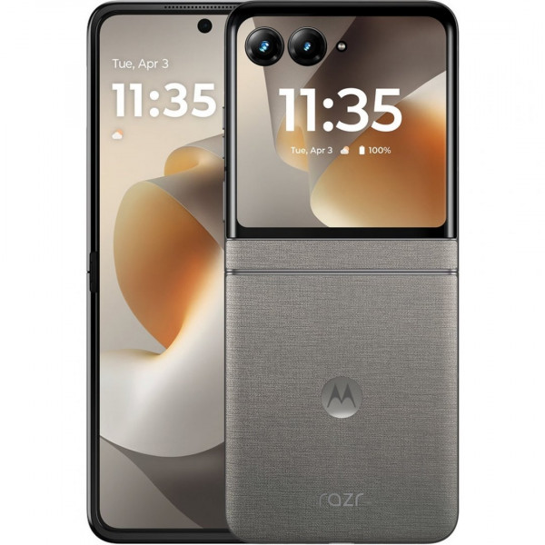  Смартфон Moto Razr 70 8/256GB Hematite Stone Grey (PBB60052UA)
