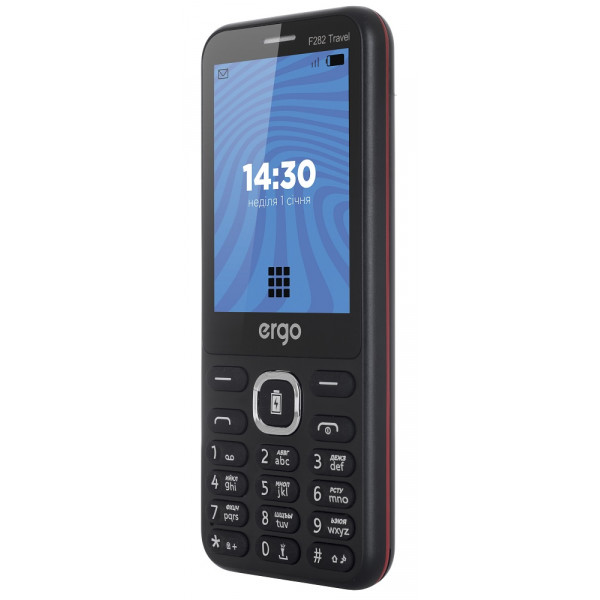  Мобільний телефон Ergo F282 Dual Sim Black