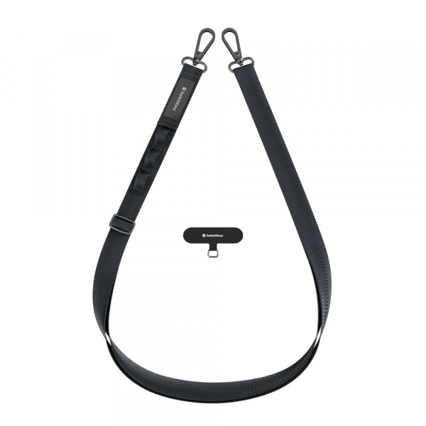  Універсальний ремінець Switcheasy with EasyStrap Card 20mm Dark Black (SPHIPH220DK23) 