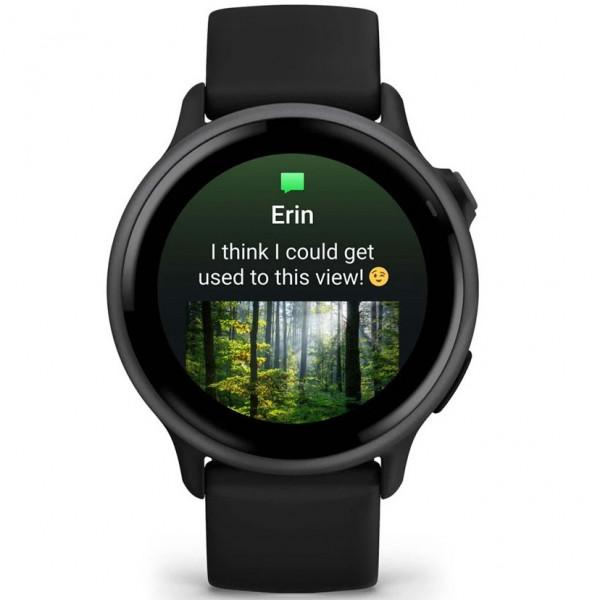  Смарт-годинник Garmin Vivoactive 6 Slate with Black Band (010-02985-00/40)