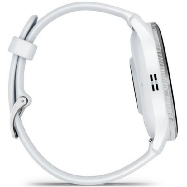  Смарт-часы Garmin Venu 3 Silver Stainless Steel Bezel with Whitestone Case and Silicone Band (010-02784-00/50)