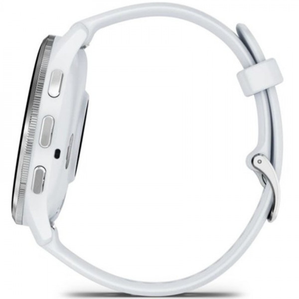  Смарт-часы Garmin Venu 3 Silver Stainless Steel Bezel with Whitestone Case and Silicone Band (010-02784-00/50)
