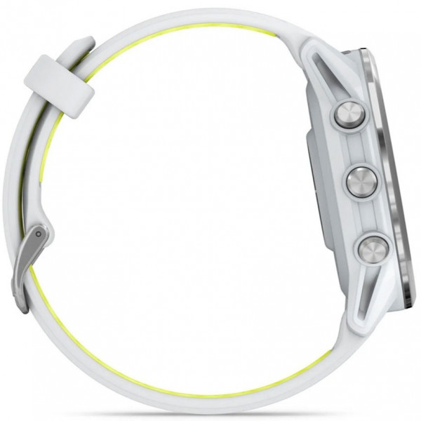  Смарт-часы Garmin Forerunner 970 Titanium Bezel with Whitestone Case and Whitestone/Tidal Amp Yellow Band (010-02969-01/11)