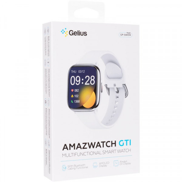  Смарт-годинник Gelius Amazwatch GTi GP-SW014 Crystal White