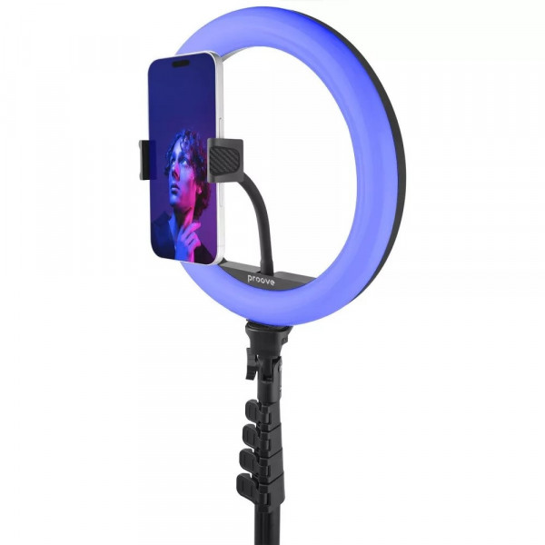  Кільцева RGB лампа 10см Proove Halo White (PLRL10100401)