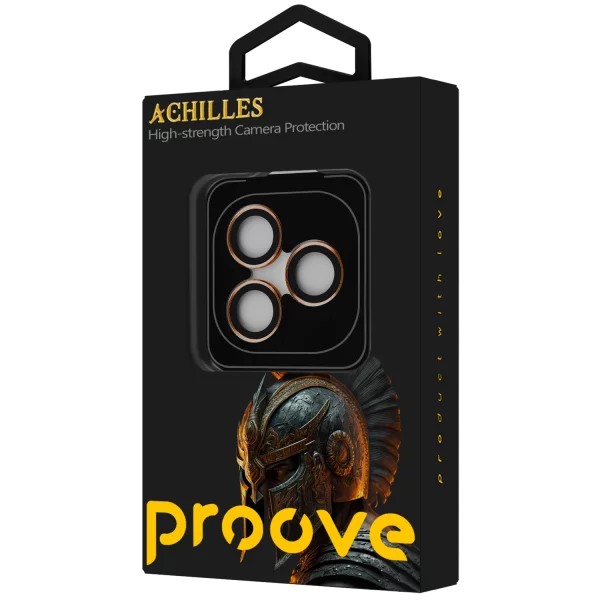  Защита камеры Proove Achilles iPhone 17 Pro/17 Pro Max Orange (CPPAIP17PM30)