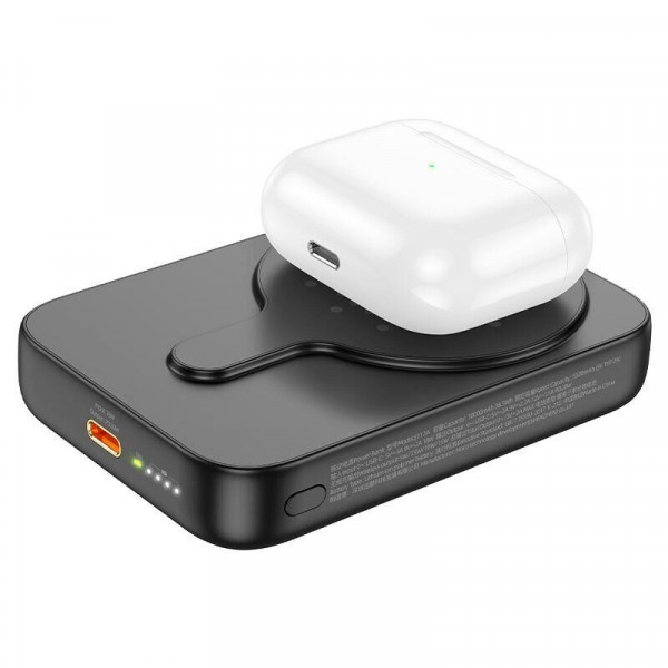  Мобільний Power Bank Hoco J117A 10000mAh MagSafe Black