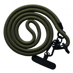  Шнурок New с карабином 120см 8mm Dark Green