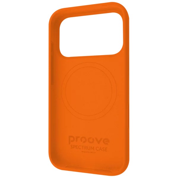  Чохол Proove Spectrum Case with Magnetic Ring iPhone 17 Pro Peel Orange (PCSPIP17P050)
