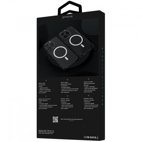  Чехол Proove Crystal Case with MagSafe для iPhone 17 Pro Max Brilliance (PCCCIP17PM59)