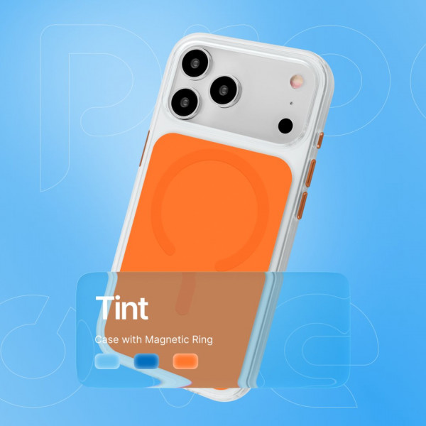  Чохол Proove Tint Case with Magnetic Ring iPhone 17 Pro Cosmic Orange (PCTCIP17P055)