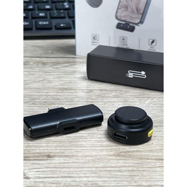  Петличный микрофон беспроводной TX-1 Lightning Black