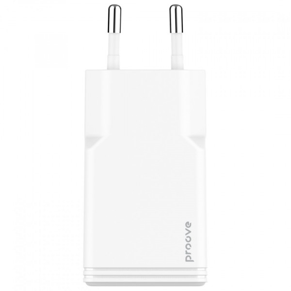  Мережевий зарядний пристрій Proove Slender 20W Type-C White (WCSS20010002)