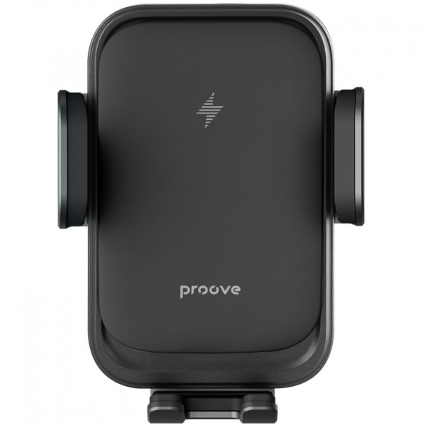  Автомобільний тримач з бездротовою зарядкою Proove Nitro Charge 15W Matte Black (WHNC15002005)