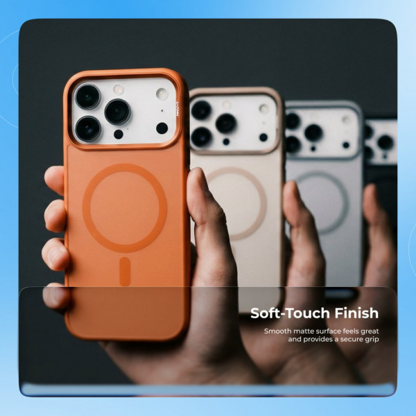  Чохол Proove Sapphire Case with Magnetic Ring для iPhone 17 Pro Cosmic Orange (PCSAIP17P055)