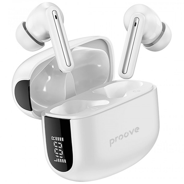  Бездротові навушники Proove Tempo TWS with ANC (APP) White (TWTM0001AP02)