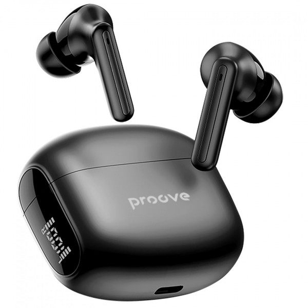  Бездротові навушники Proove Tempo TWS with ANC (APP) Black (TWTM0001AP01)