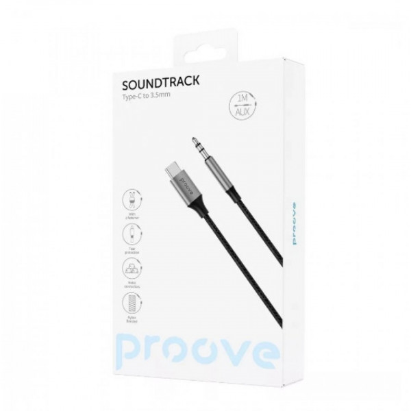  Кабель AUX Proove SoundTrack Type-C to 35mm (ACST00002801)