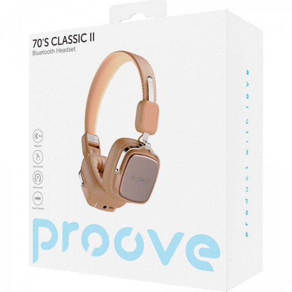  Накладні навушники Proove 70s Classic II Beige (HPCL20010007)