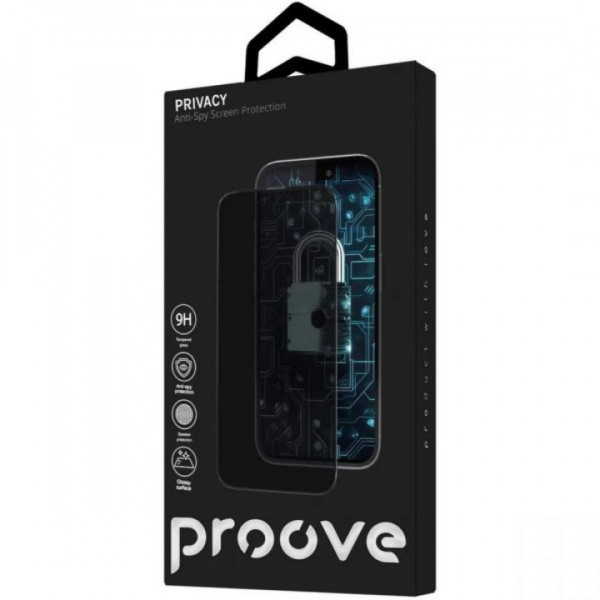  Захисне скло Proove Privacy для iPhone 15 Pro Max (PGPPRI15PM01)