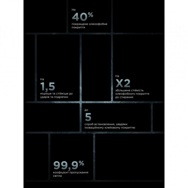  Захисне скло ArmorStandart Infinity Black Icon 275D для iPhone 16 Pro (ARM80301)