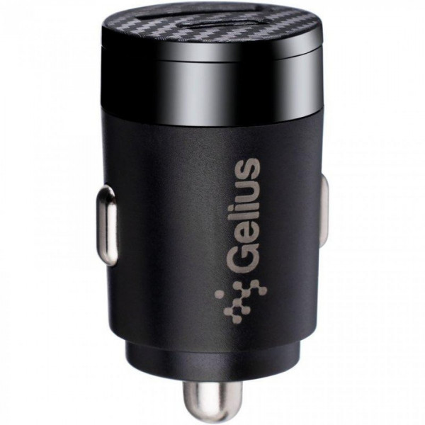 Автомобільний зарядний пристрій Gelius Inch Twix USB+Type-C 35W Black (GP-CC010)