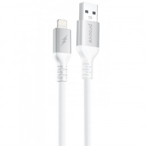  Кабель Proove ReGen Silicone USB to Lightning 24A (1m) White (CCRS15001102)