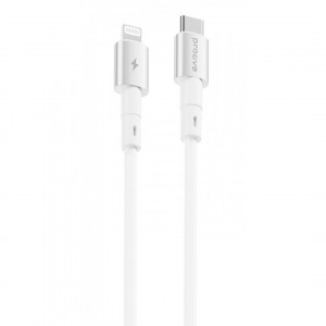  Кабель Proove Silicraft Type-C to Lightning 27W (1m) White (CCSC27002102)