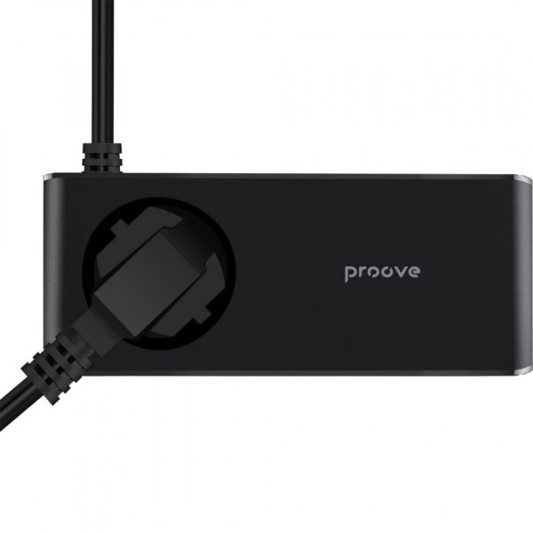  Мережевий фільтр Proove Homester Pro 65W (AC + 2xType-C + 2xUSB) 15m Black (PSHP25002201)