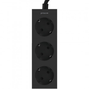  Мережевий фільтр Proove Magnet Strip (3xAC) 16m Black (PSMS25000001)