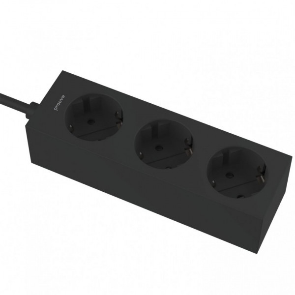  Мережевий фільтр Proove Magnet Strip (3xAC) 16m Black (PSMS25000001)
