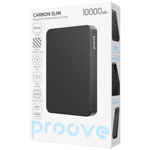  Павербанк Proove Carbon Slim 225W 10000mAh Nightfall (PBCS22110051)
