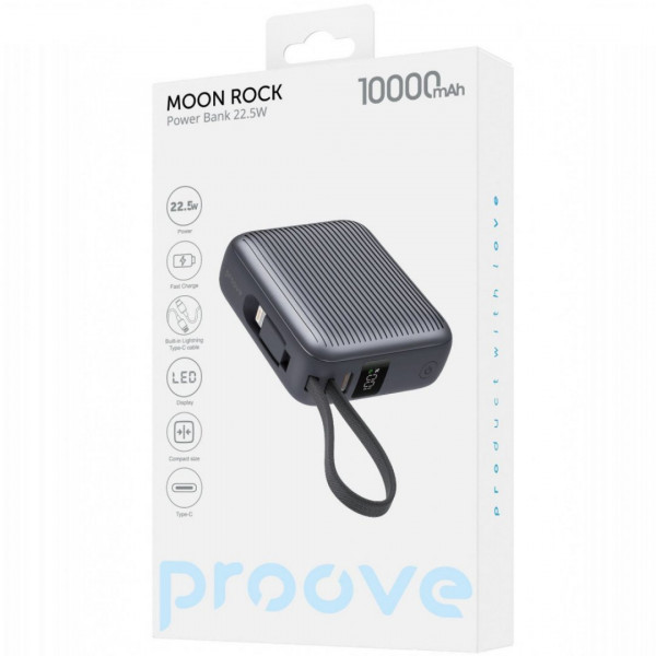  Павербанк Proove Moon Rock 225W 10000mAh Gray (PBM122012105)