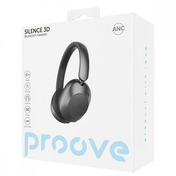  Бездротові навушники Proove Silence 3D with ANC Beige (HPSL00020007)