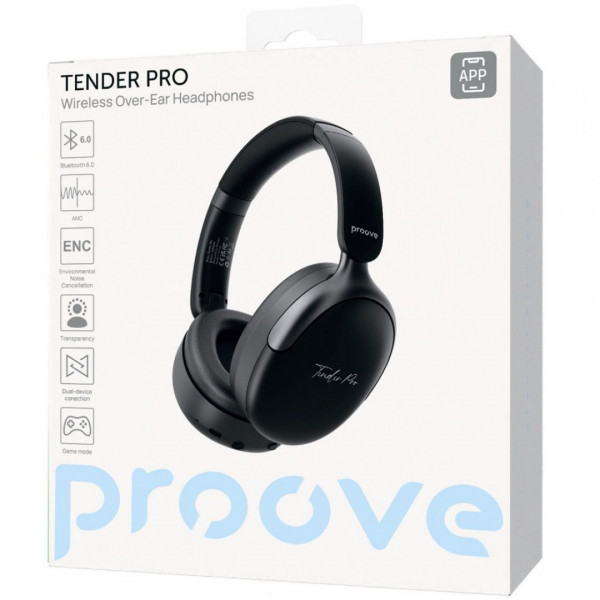  Бездротові навушники Proove Tender Pro with ANC (APP) White (HPTP0001AP02)