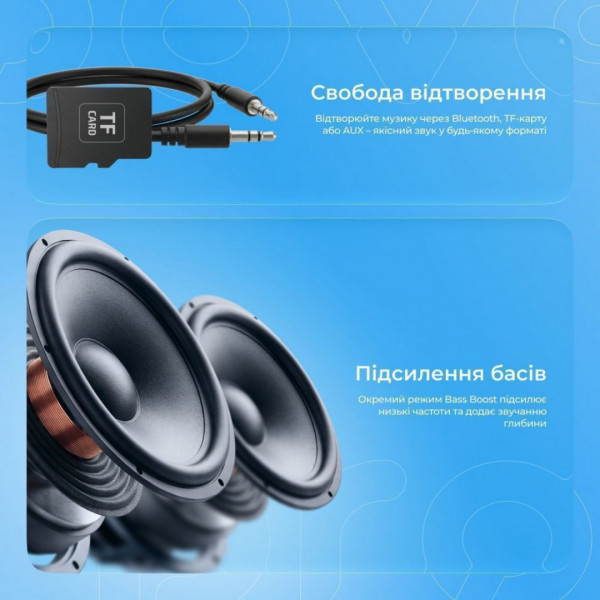  Портативна акустика Proove Third Element SE 20W (APP) Black (PSTE2001AP01)