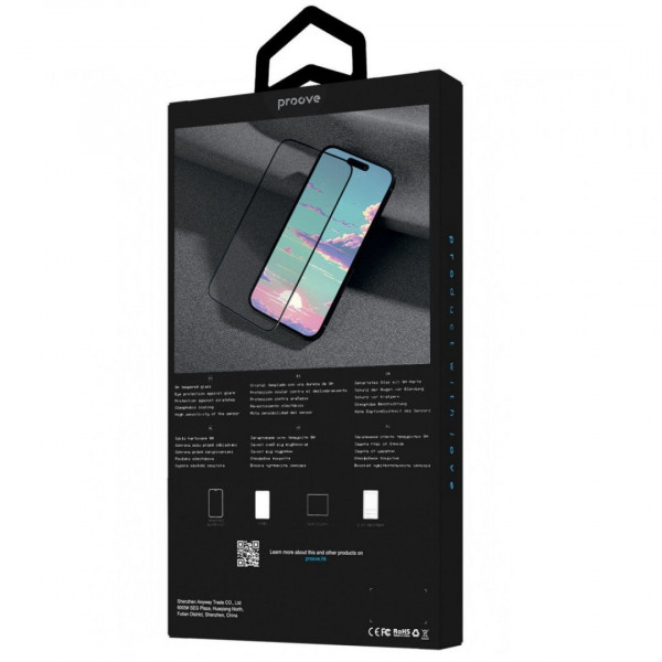  Захисне скло Proove для Pixel iPhone 17 Air Black (PGPPXI17A001)